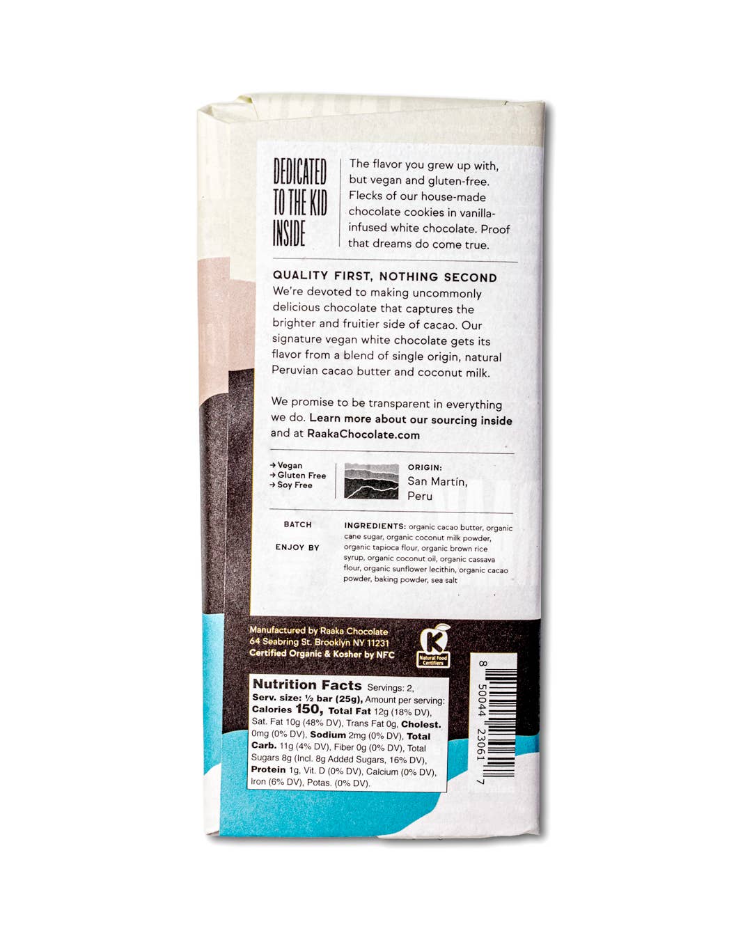 31% Cookies & Cream Vegan White Chocolate Bar - Candycopia