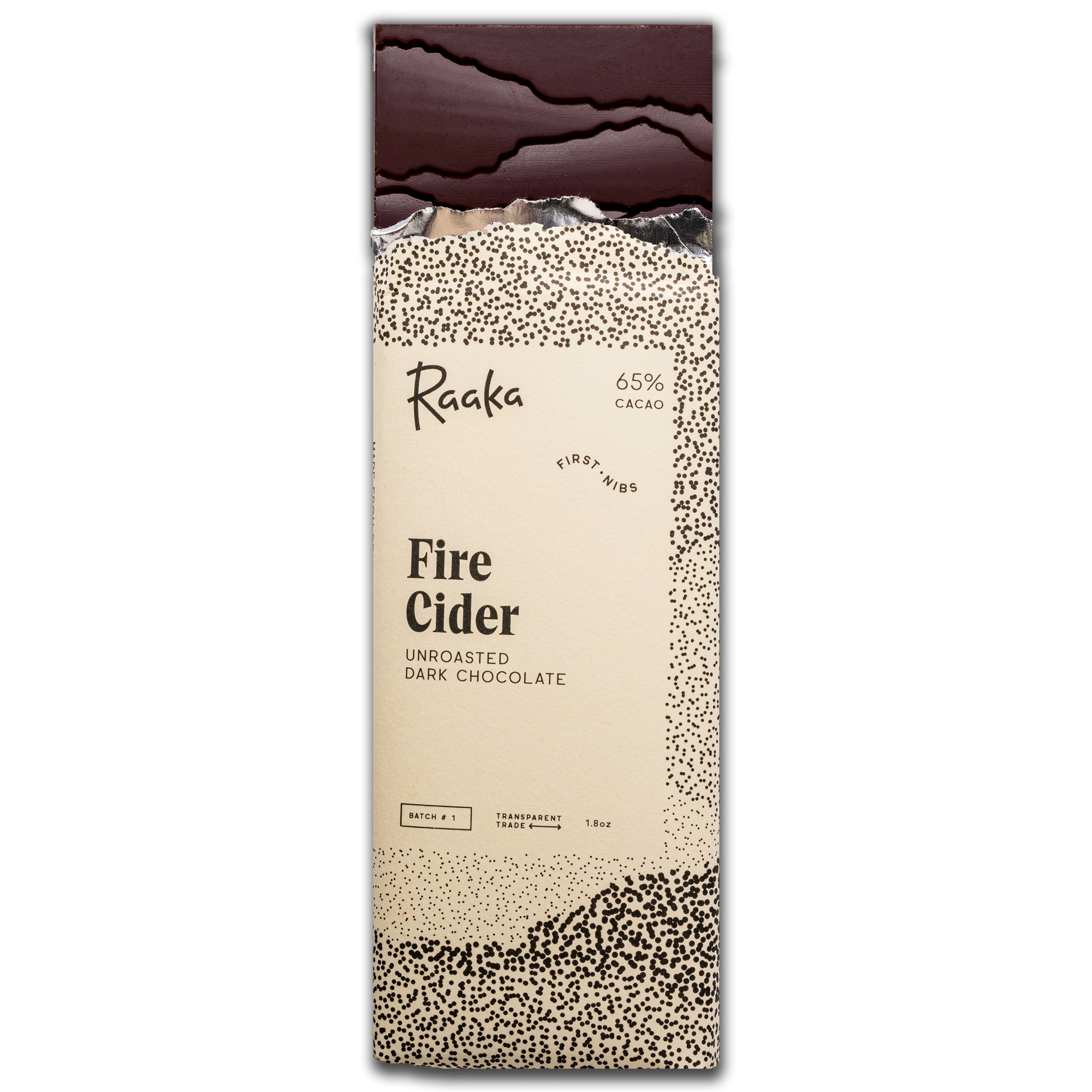Raaka - Fire Cider Dark Chocolate Bar - Candycopia