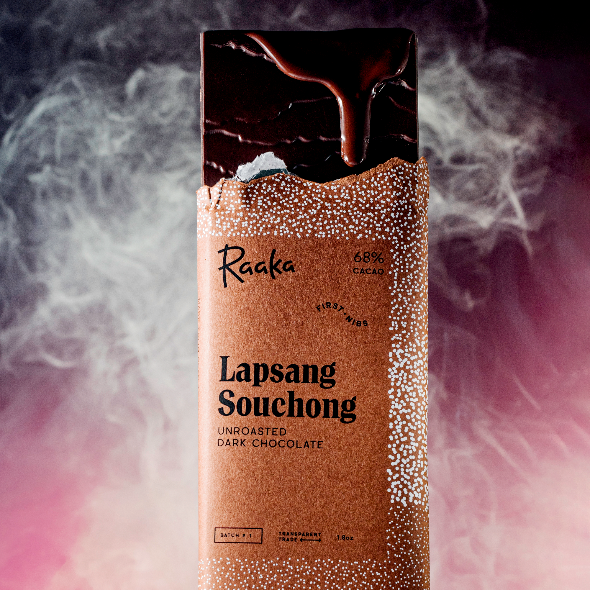 Raaka - Lapsang Souchong Tea Dark Chocolate Bar - Candycopia