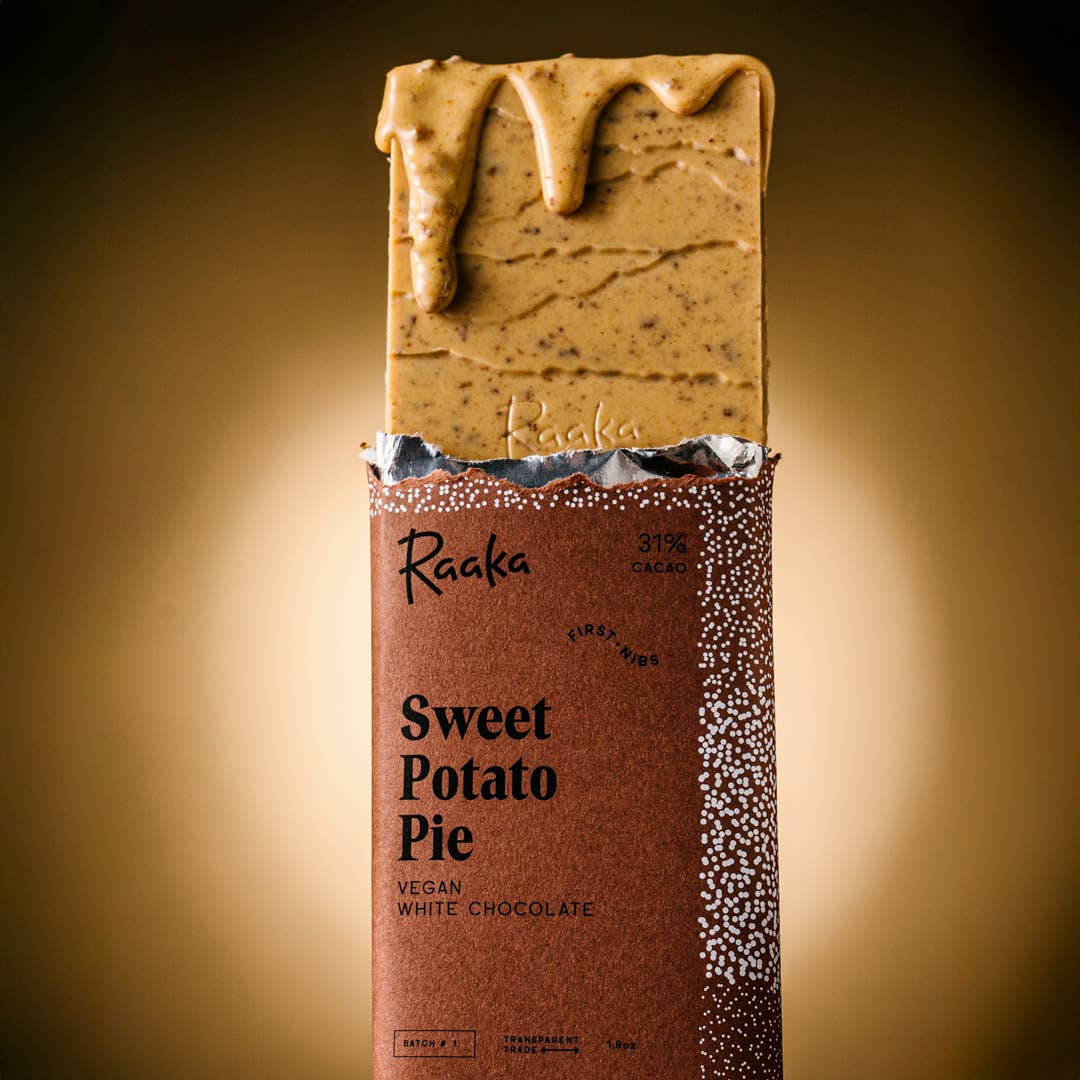 Raaka - Sweet Potato Pie White Chocolate Bar - Candycopia