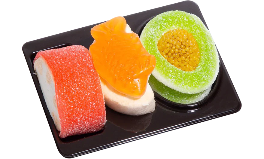 Raindrops Mini Gummy Sushi - Candycopia