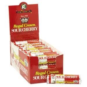 Regal Crown Sour Cherry Hard Candy - Candycopia
