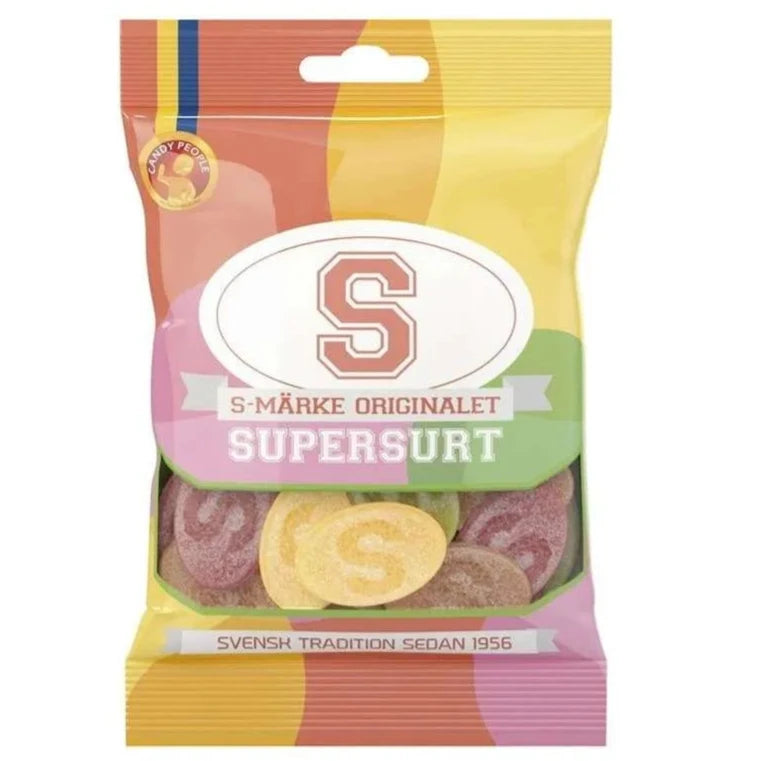 S-Märke Original Super Sour Ovals (80gr)