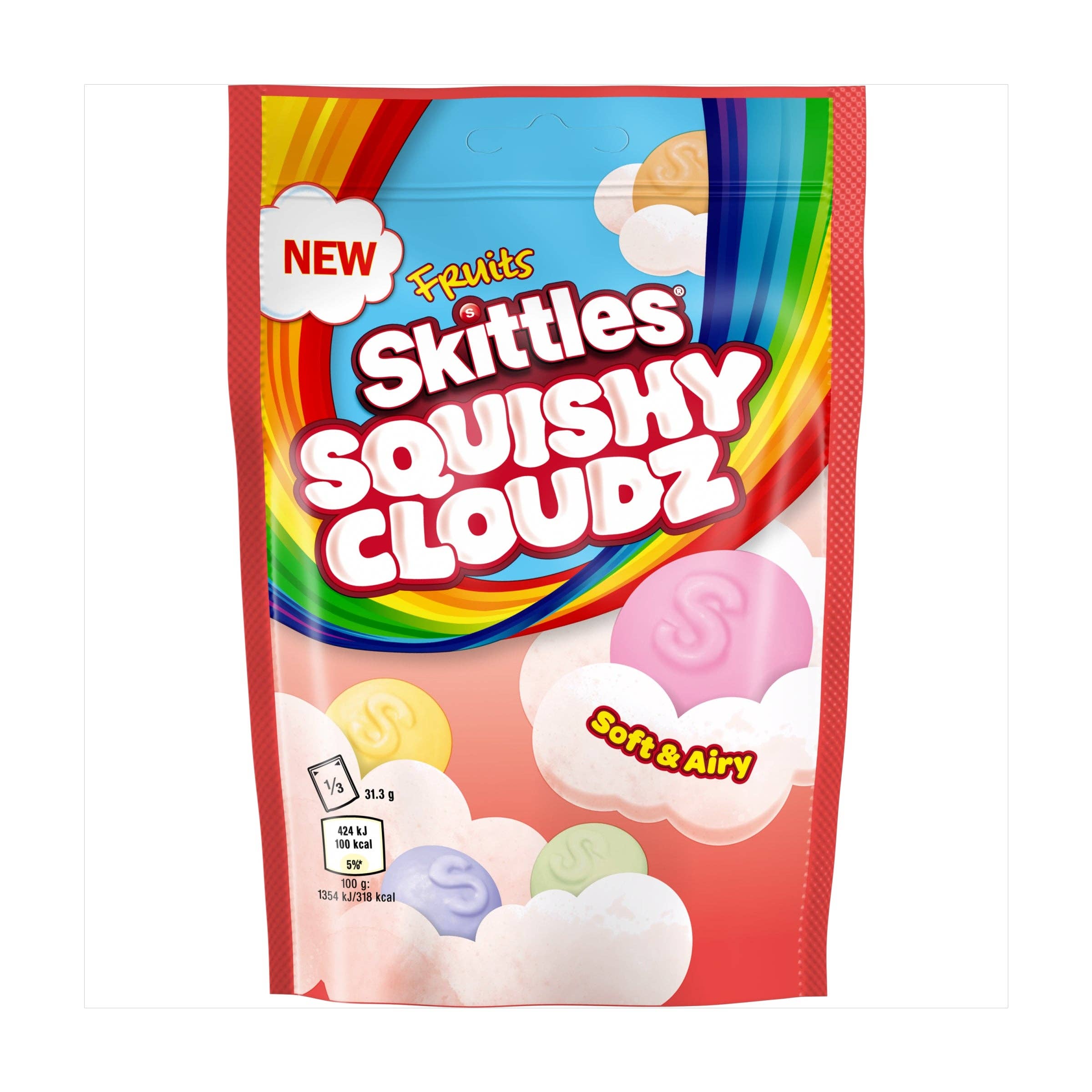 Skittles Original Squishy Cloudz Gummies - Candycopia
