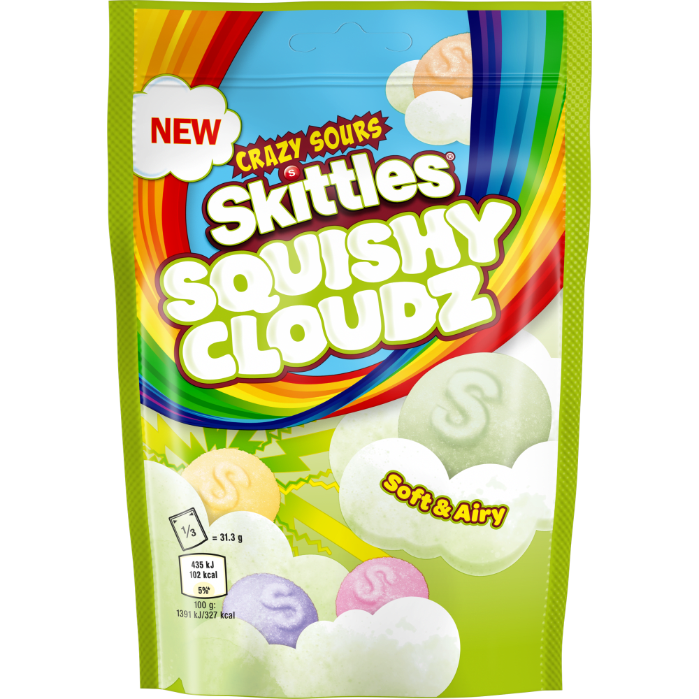 Skittles Squishy Cloudz Sour - Candycopia