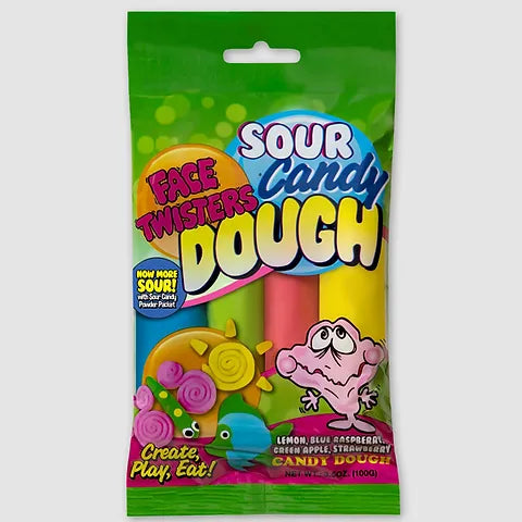 Face Twisters Sour Candy Dough (3