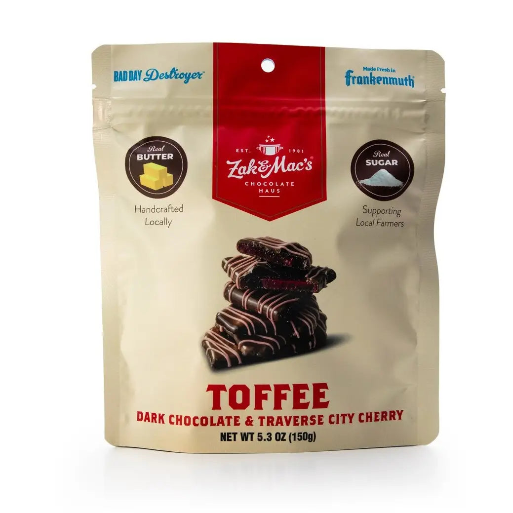 Zak & Mac's Chocolate Toffee in a 5
