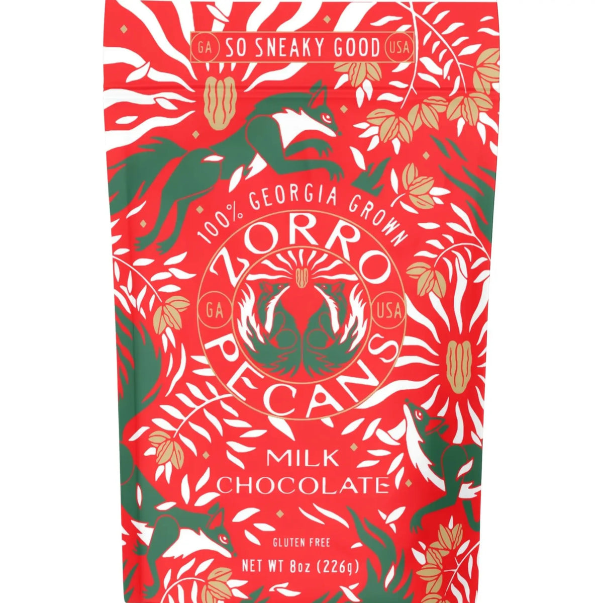 Zorro Pecans - Milk Chocolate Holiday – Candycopia