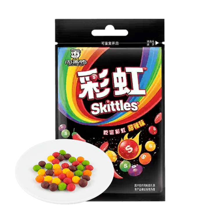 Skittles Candy Sweet & Spicy Flavor, 40g (China) "Limited Edition" - Candycopia