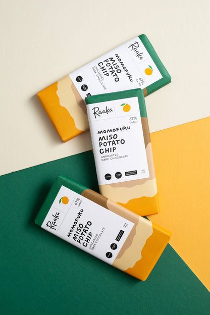 Raaka - 67% Momofuku Miso Potato Chip Bar - Limited Batch