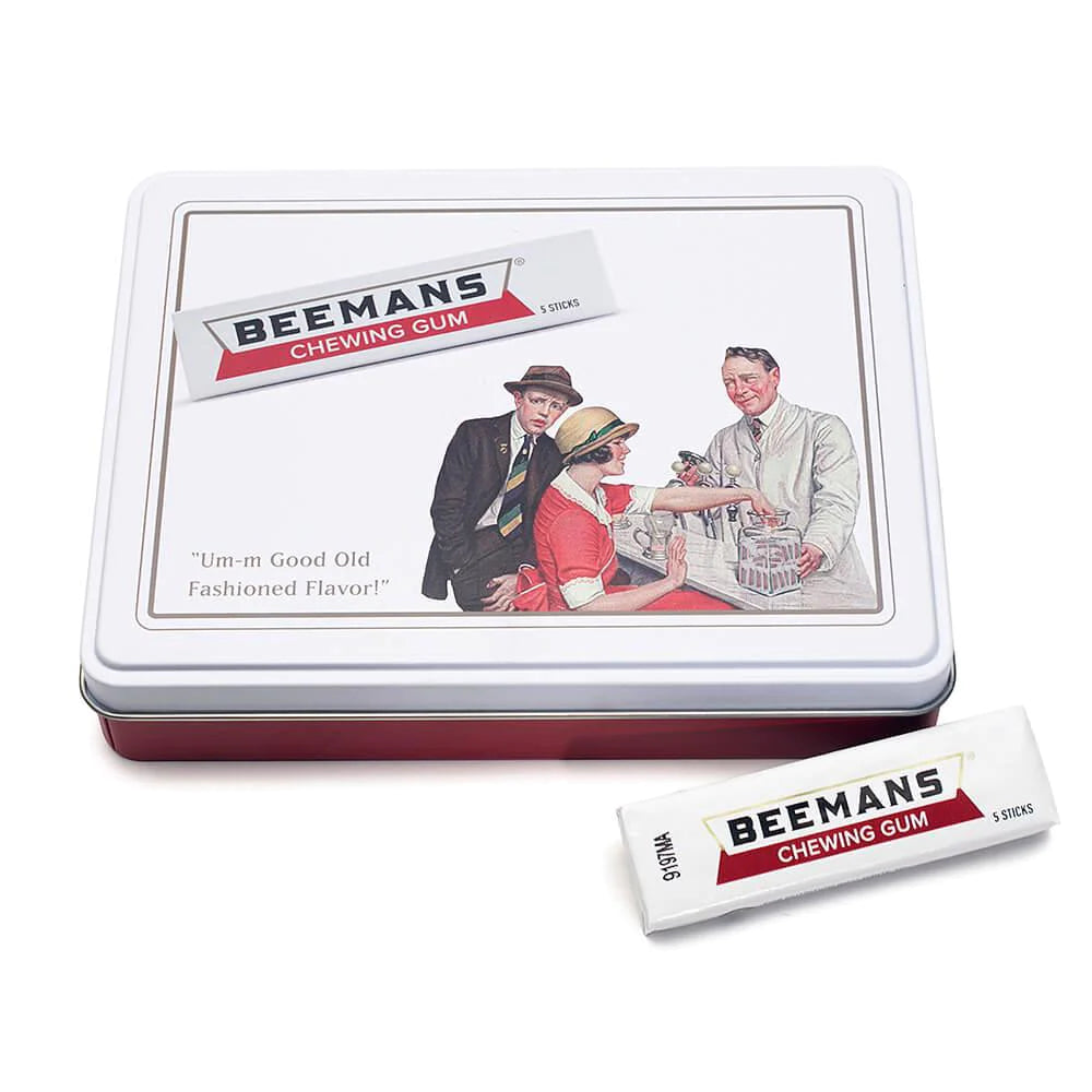 Beeman's Gum 10 Pack Holiday Tin