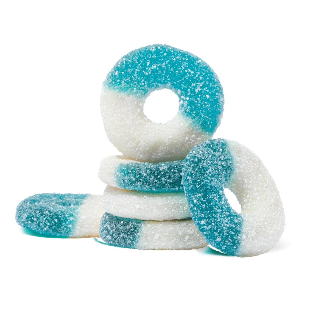 Blue Raspberry Gummi Rings Drawing Custom Gummy Mix – Build Your Own Candy Bag | Candycopia
