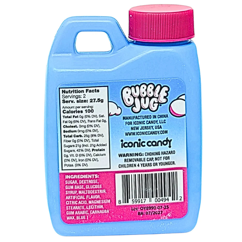 Bubble Jug - Blue Raspberry Powder Gum - Candycopia