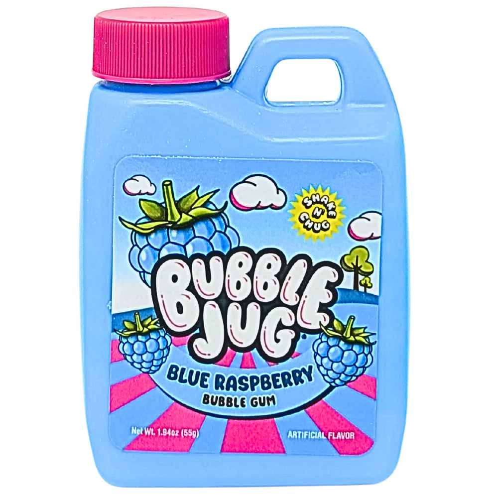 Blue Raspberry Guma Bubble Jug - Blue Raspberry Powder Gum