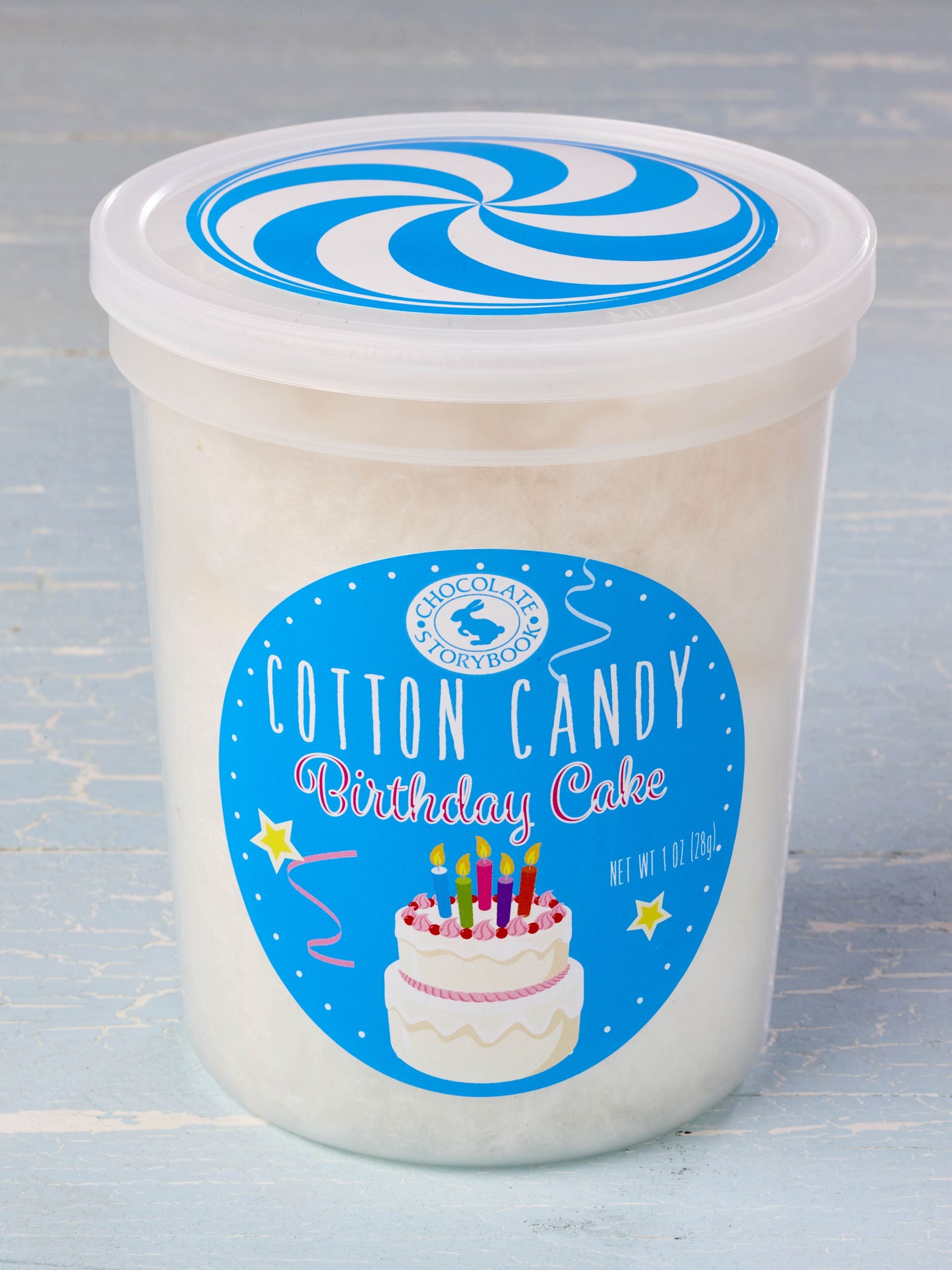 Chocolate Storybook Cotton Candy - Birthday Cake - Candycopia
