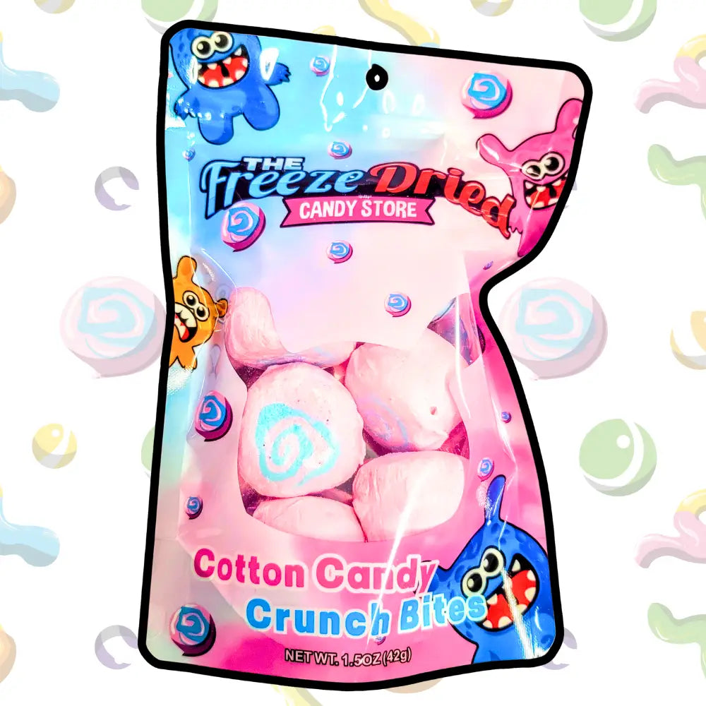 Freeze Dried Cotton Candy Crunch Bites - Candycopia