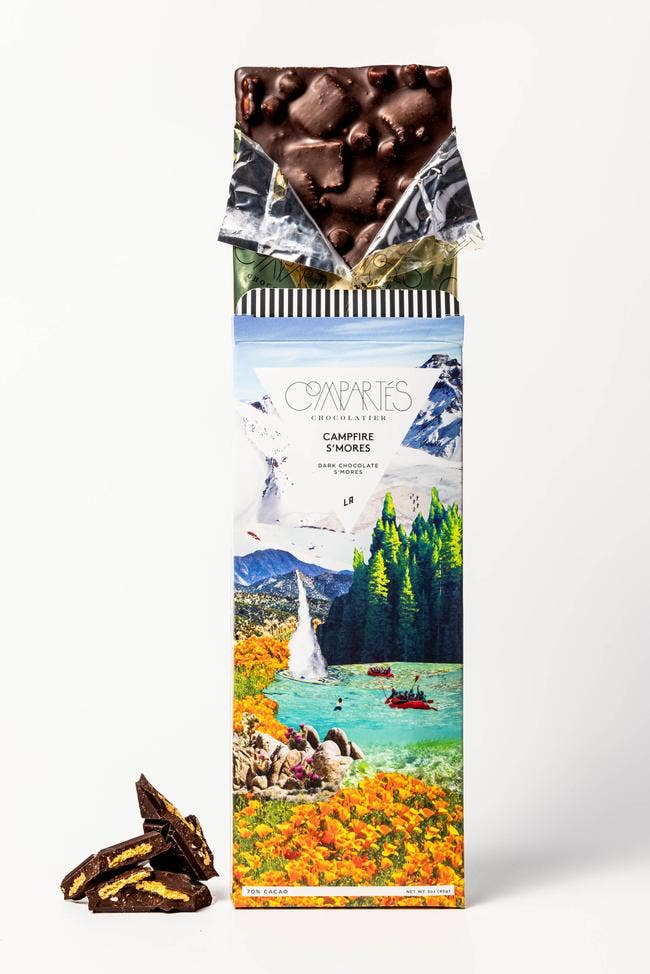 Campfire S'Mores Chocolate Bar - Candycopia