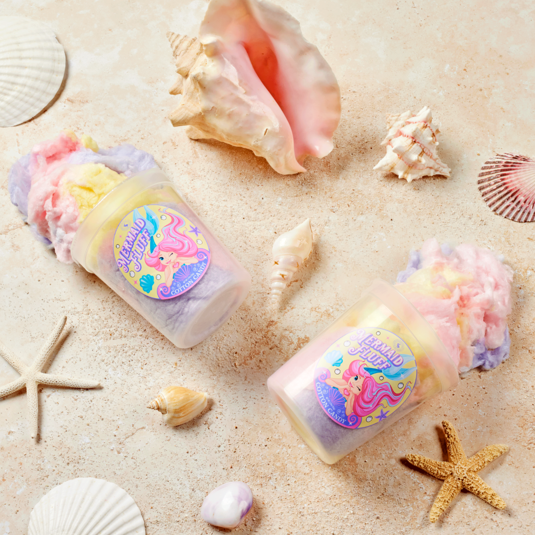 Mermaid Fluff Cotton Candy - Candycopia