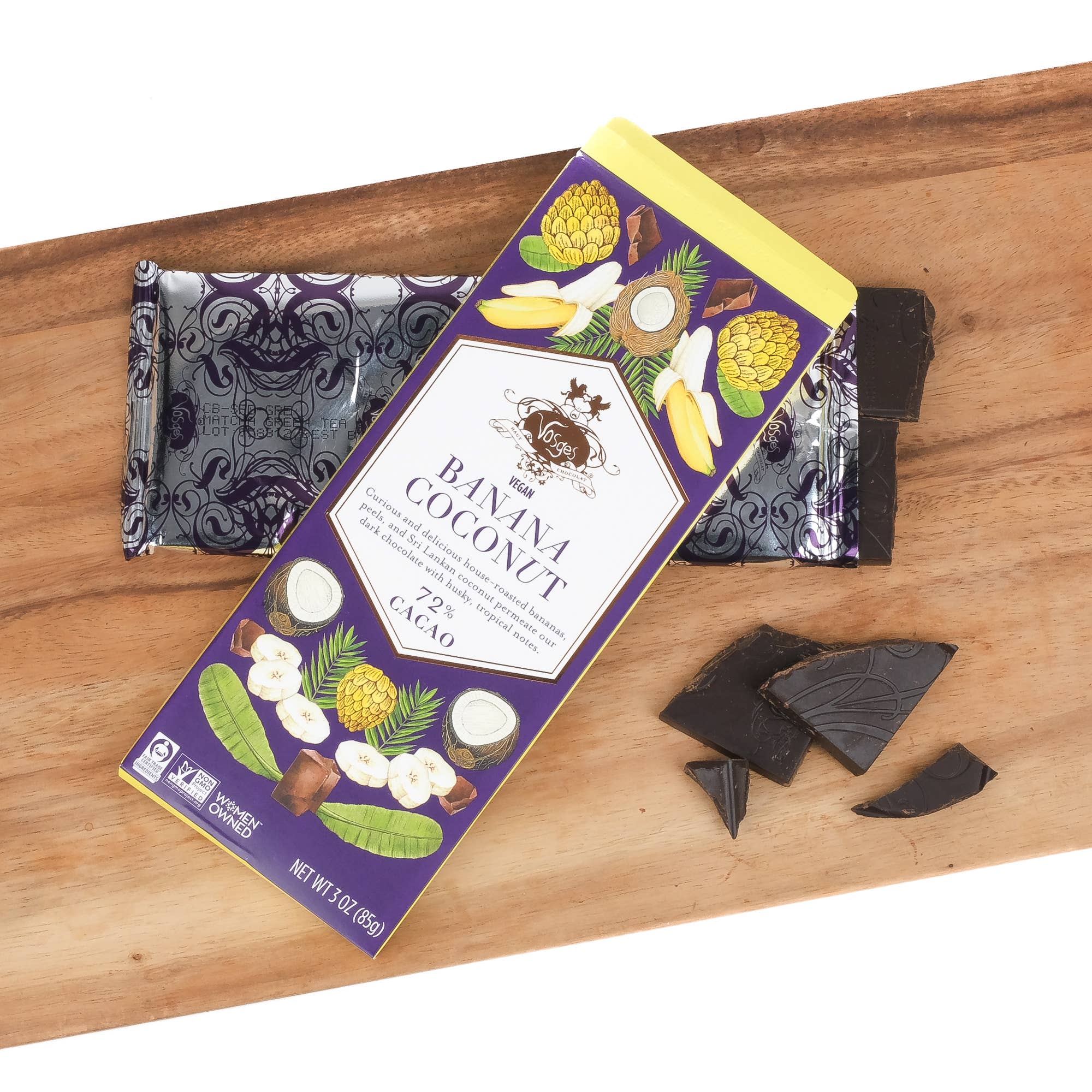 Vosges - Banana & Coconut Super Dark - Candycopia