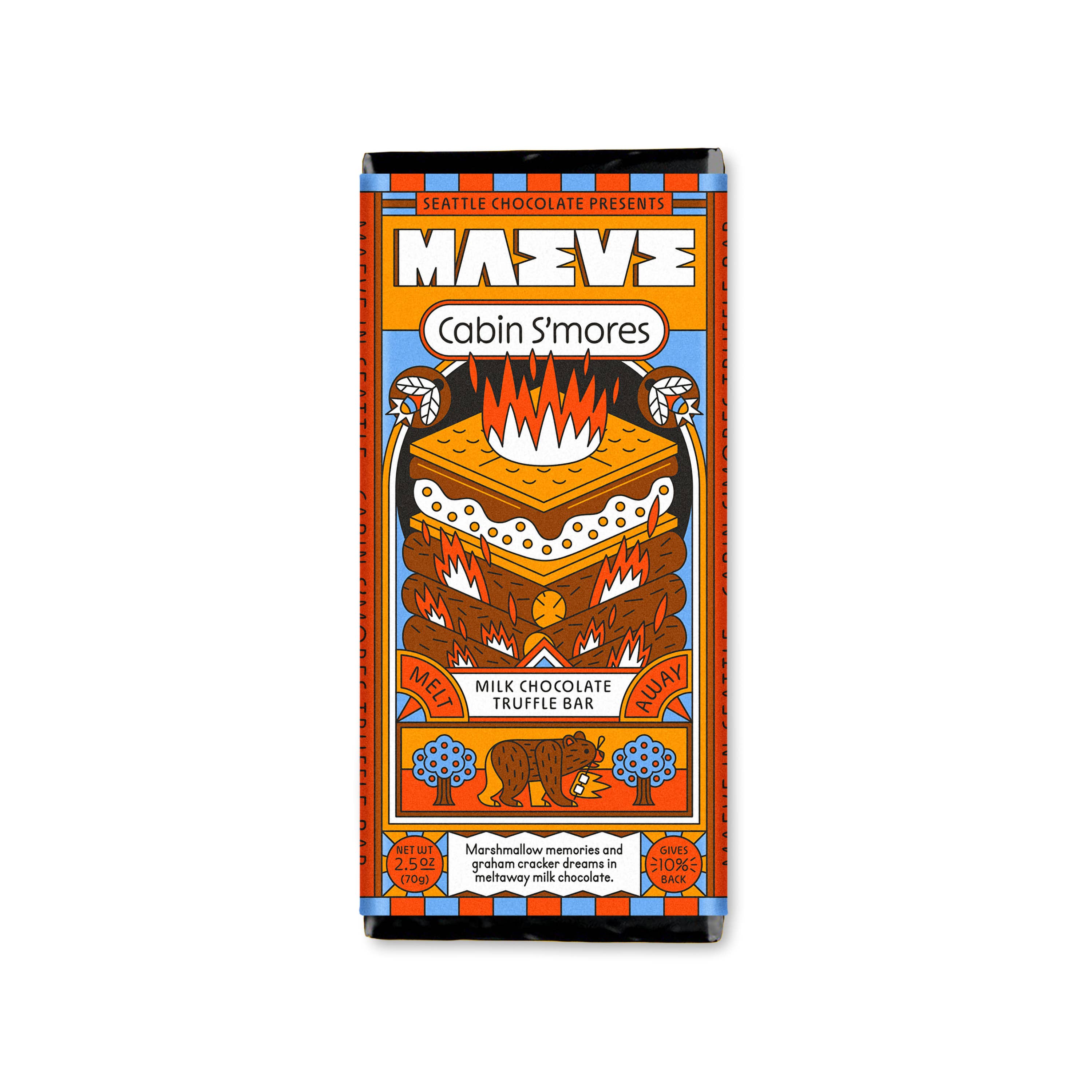 Cabin S'mores Truffle Bar - Candycopia