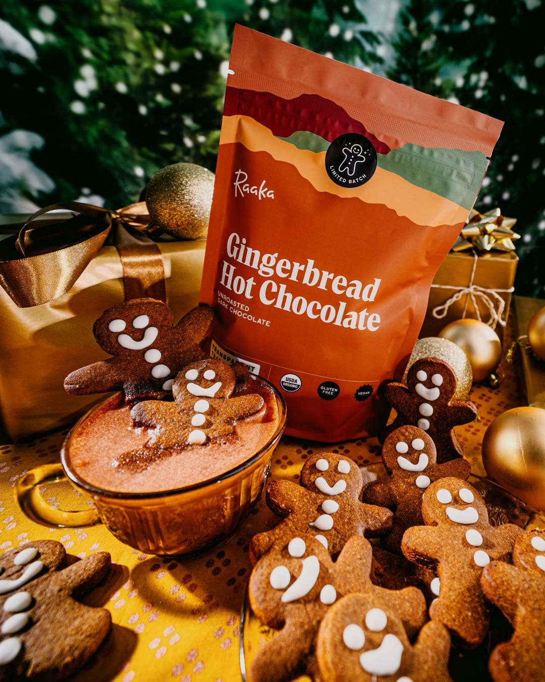 Raaka - Gingerbread Hot Chocolate - Holiday Limited Batch - Candycopia