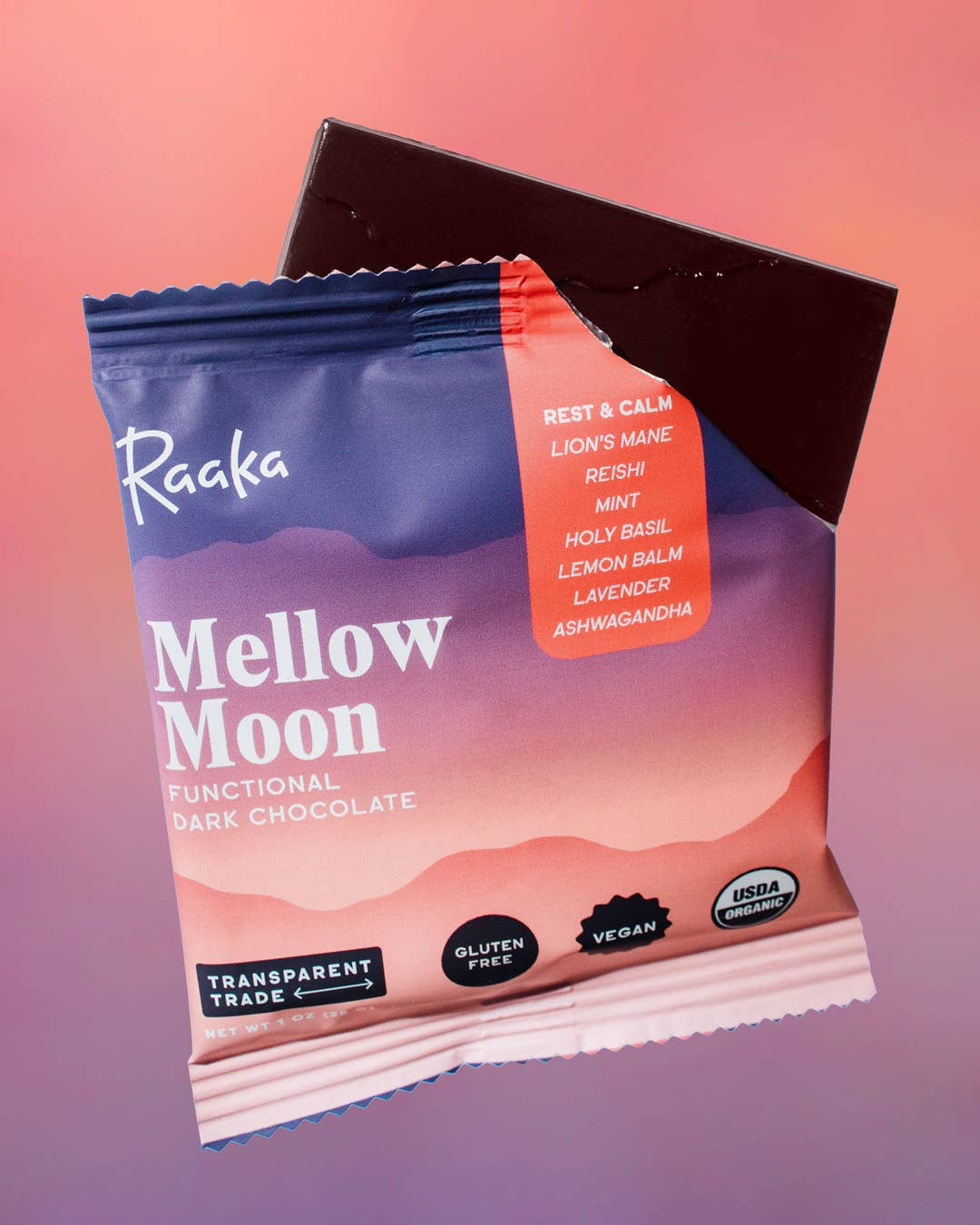Mellow Moon Functional Dark Chocolate Bar - Candycopia