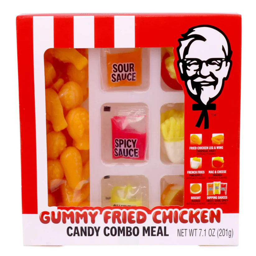 KFC Gummy Fried Chicken Candy Combo Meal - Candycopia
