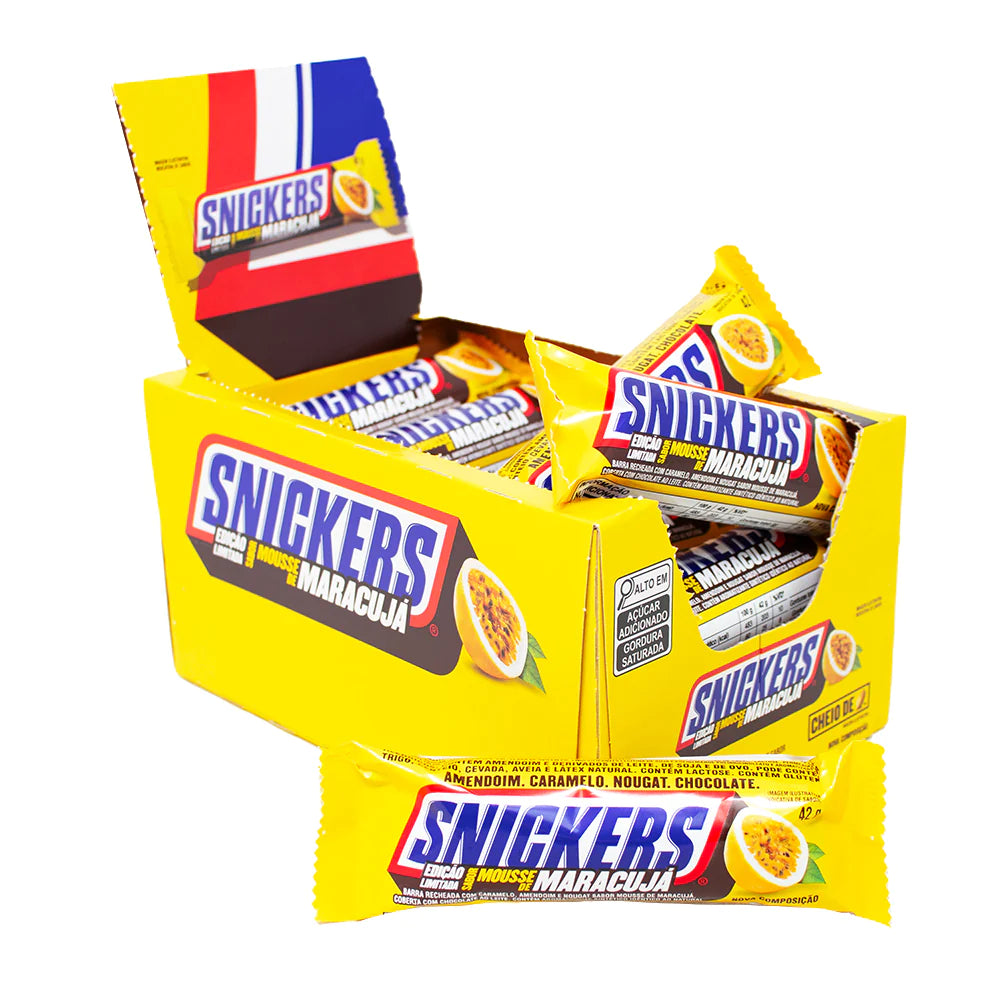 Snickers Maracuja (Passionfruit Mousse), 42g (Brazil) - Candycopia