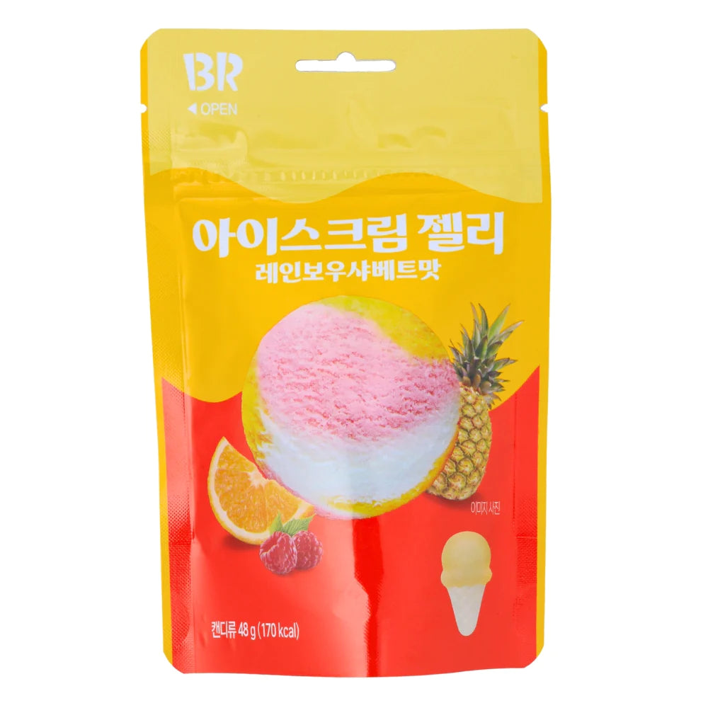 Baskin Robbin Rainbow Sherbet Jelly Candy (Korea)