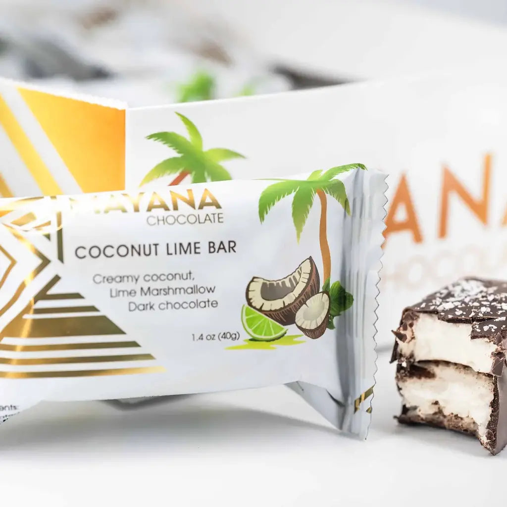 Mayana Chocolate - Coconut Lime Bar Mini - Candycopia