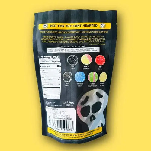 Back packaging of Mr