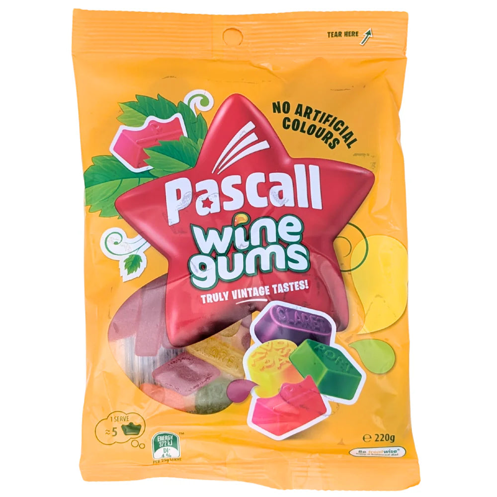 Pascall Wine Gums (Australia) - Candycopia
