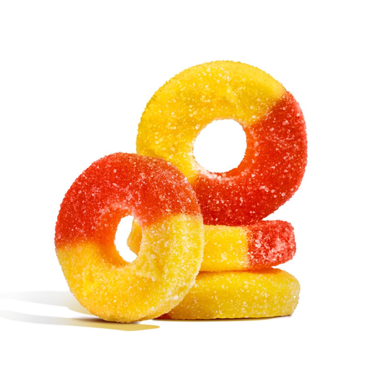 Gummy Peach Rings - Candycopia