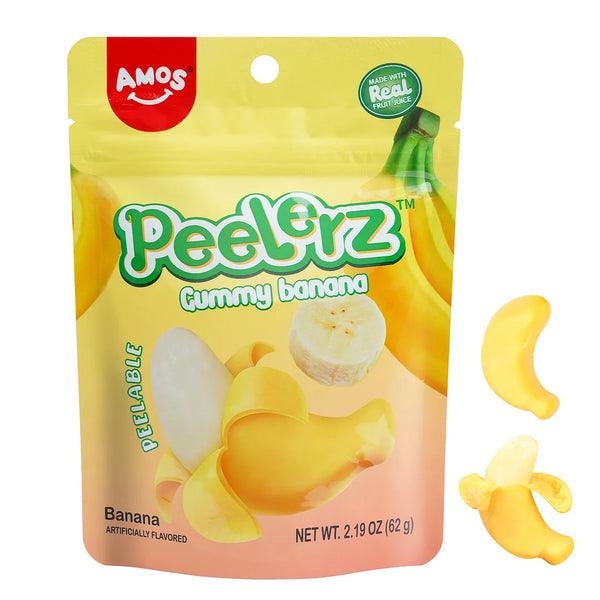 Peelerz - Peelable Banana Gummy Candy, As Seen on TikTok (3oz) - Candycopia