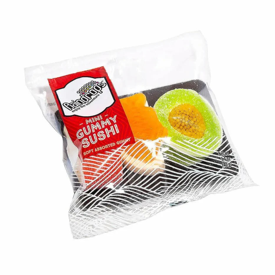 Raindrops Mini Gummy Sushi - Candycopia