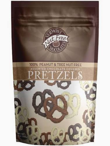 Vermont Nut Free - Milk Chocolate Covered Mini-Twist Pretzels