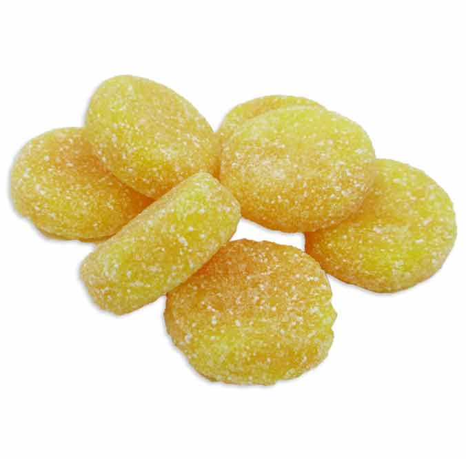 Sour Gummy Pineapple and Orange Bites - Candycopia