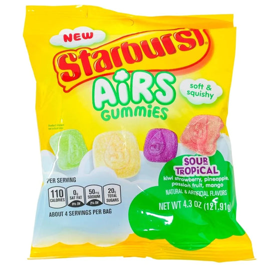 Starburst Airs Gummies - Sour Tropical, 4.3oz