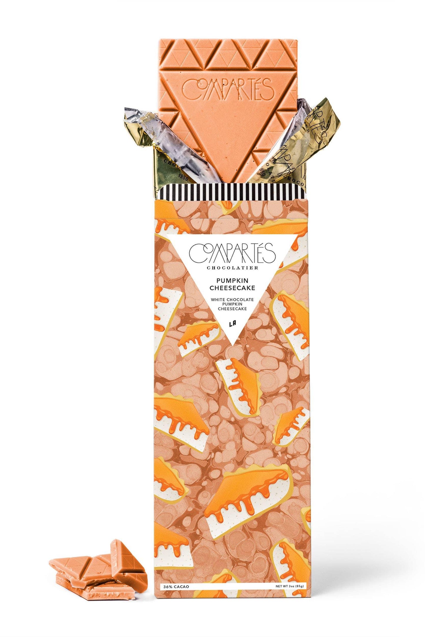 Compartes - Pumpkin Spice Cheesecake Chocolate Bar
