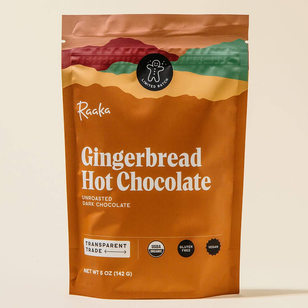 Raaka - Gingerbread Hot Chocolate - Holiday Limited Batch - Candycopia