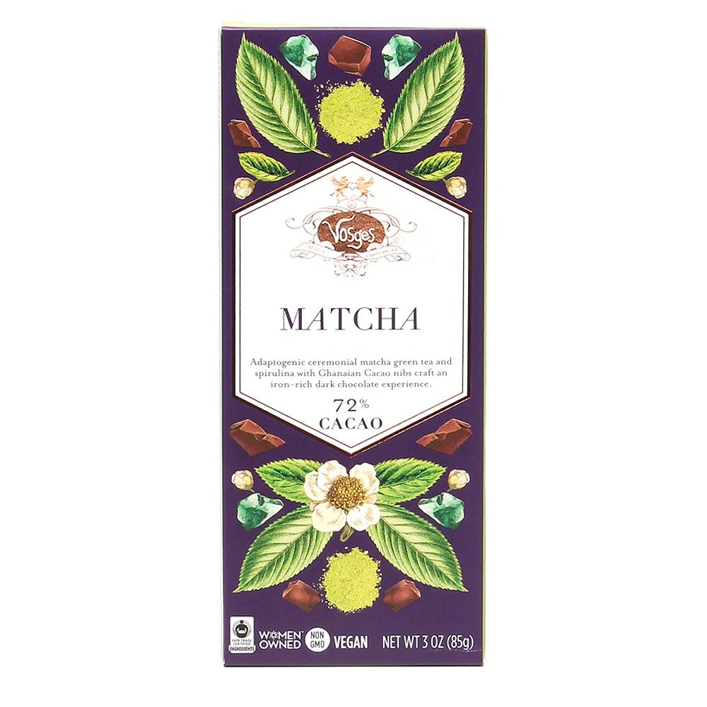 Vosges - Matcha Green Tea Super Dark 72% (vegan)