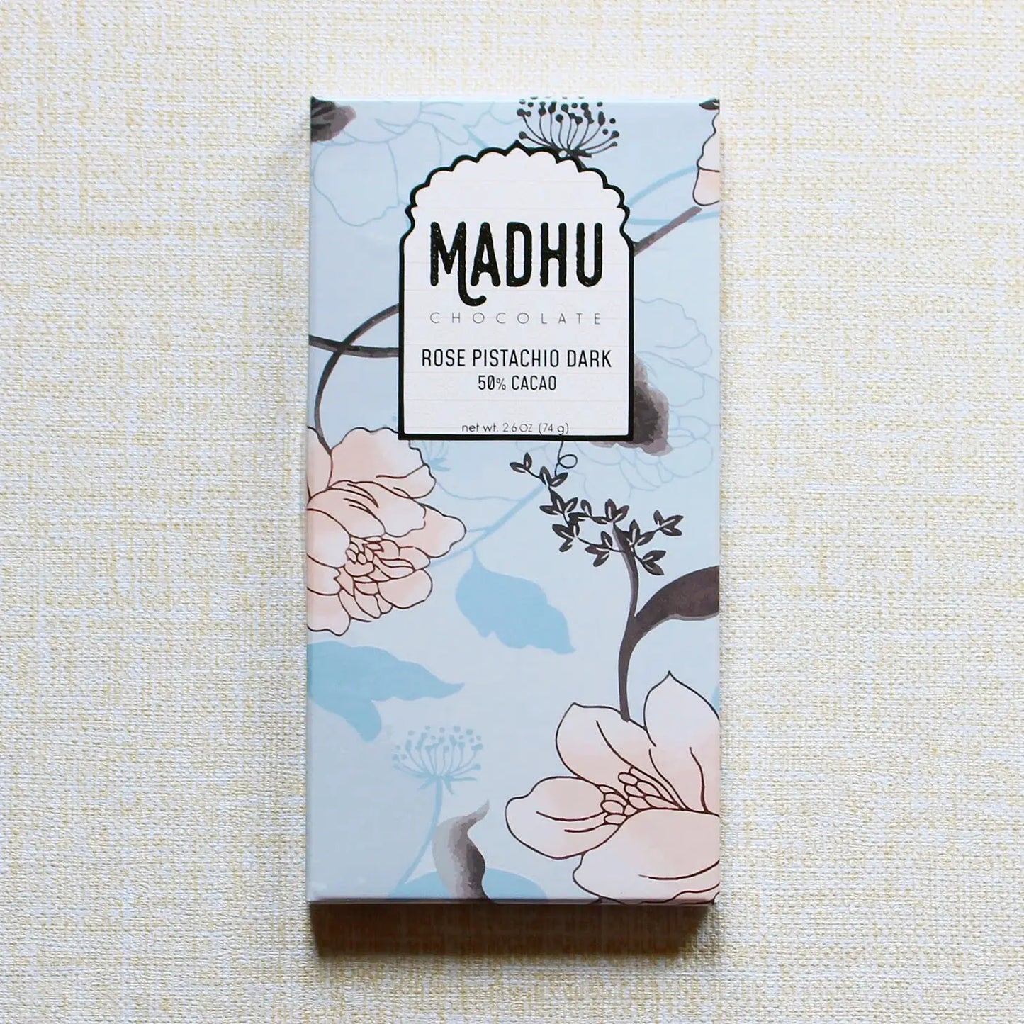 Madhu Chocolate - Rose Pistachio Dark - 50% Cacao