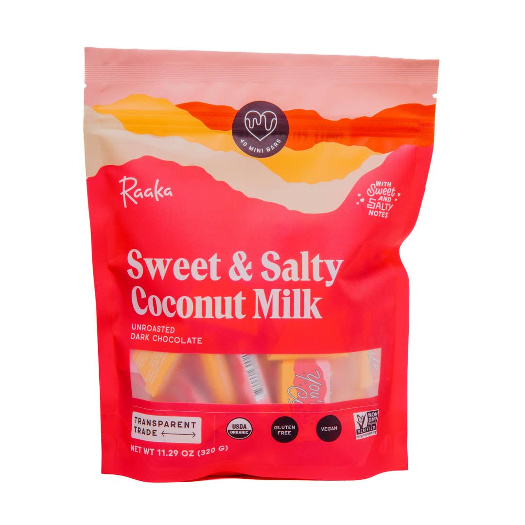 Raaka - 1 Mini Piece: Sweet & Salty Coconut Milk