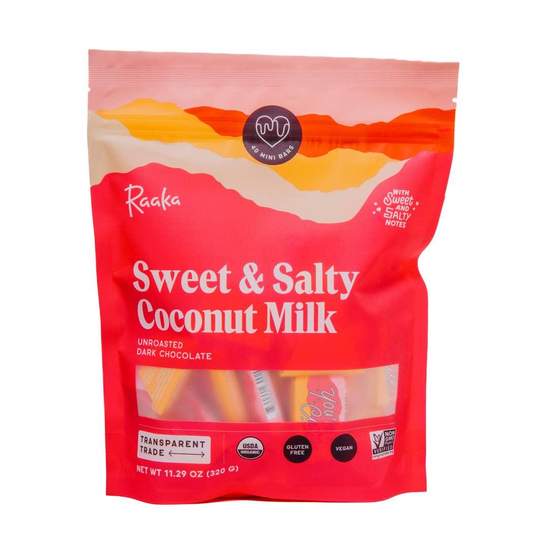 Raaka - 1 Mini Piece: Sweet & Salty Coconut Milk - Candycopia