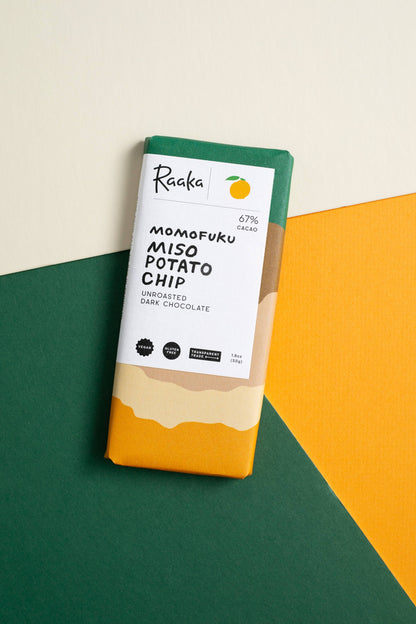 Raaka - 67% Momofuku Miso Potato Chip Bar - Limited Batch