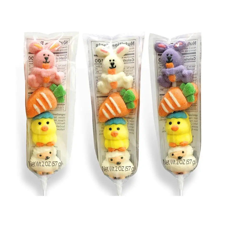 Easter Candy Mallow Kabobs