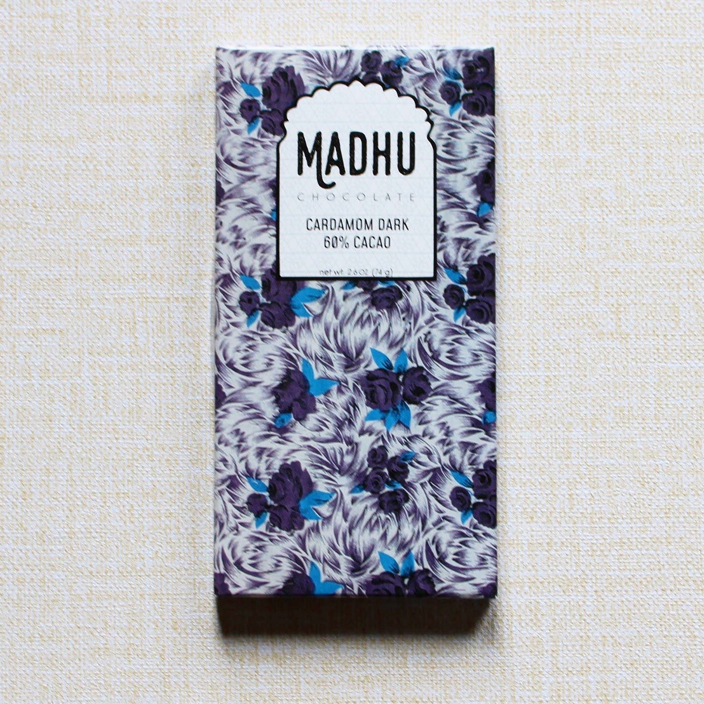 Madhu Chocolate - Cardamom - 60% Cacao