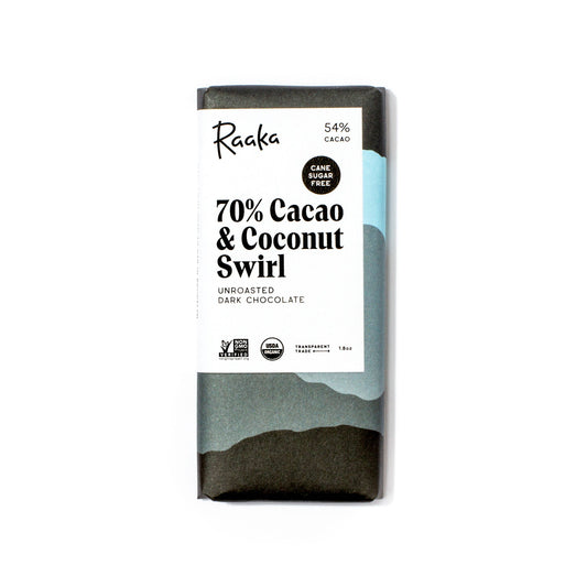 Raaka - 70% Cacao & Coconut Swirl