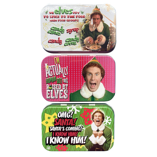Elf "Pass the Syrup" Tins