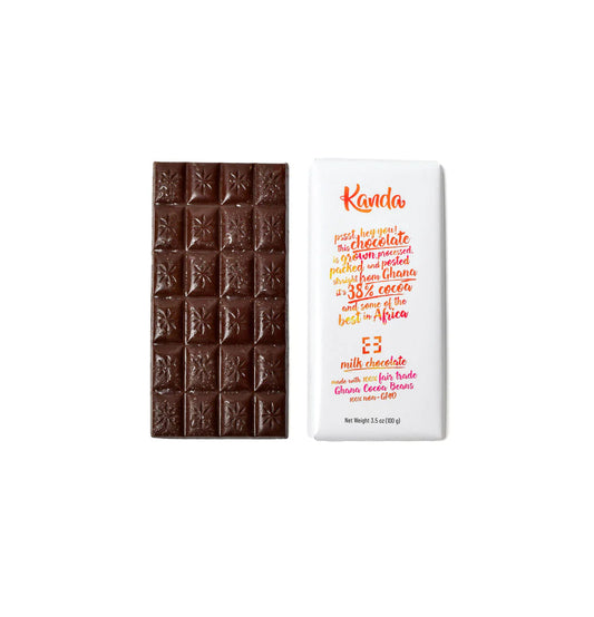 Kanda - Milk Ghanaian Chocolate - 38% Ghana Cocoa
